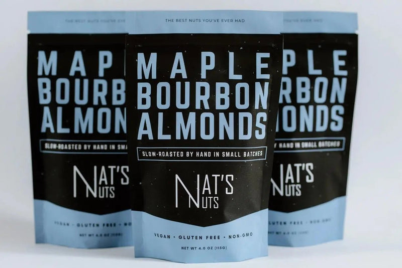Maple Bourbon Almonds - My SensibiliTeas - Coated Almonds from Nat's Nuts