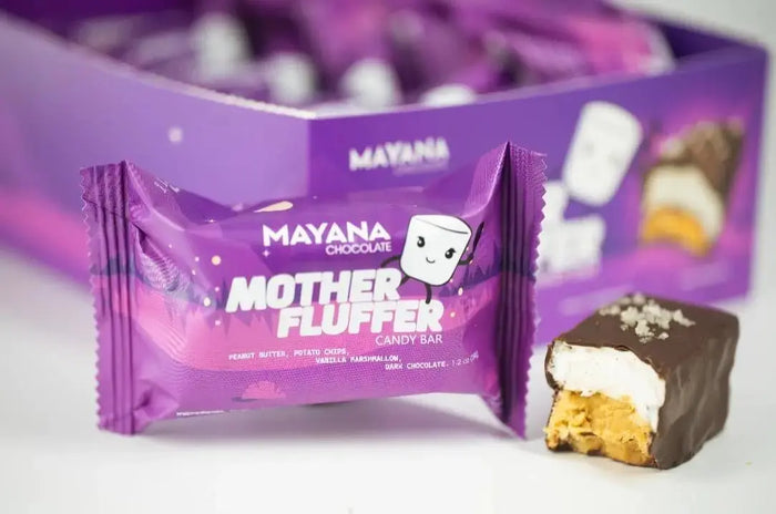 Mayana Mini Mother Fluffer Bar - My SensibiliTeas - dark chocolate from Mayana Chocolates
