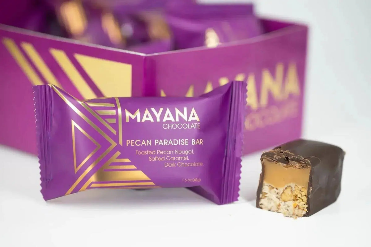 Mayana Mini Pecan Paradise Bar - My SensibiliTeas - dark chocolate from Mayana Chocolates