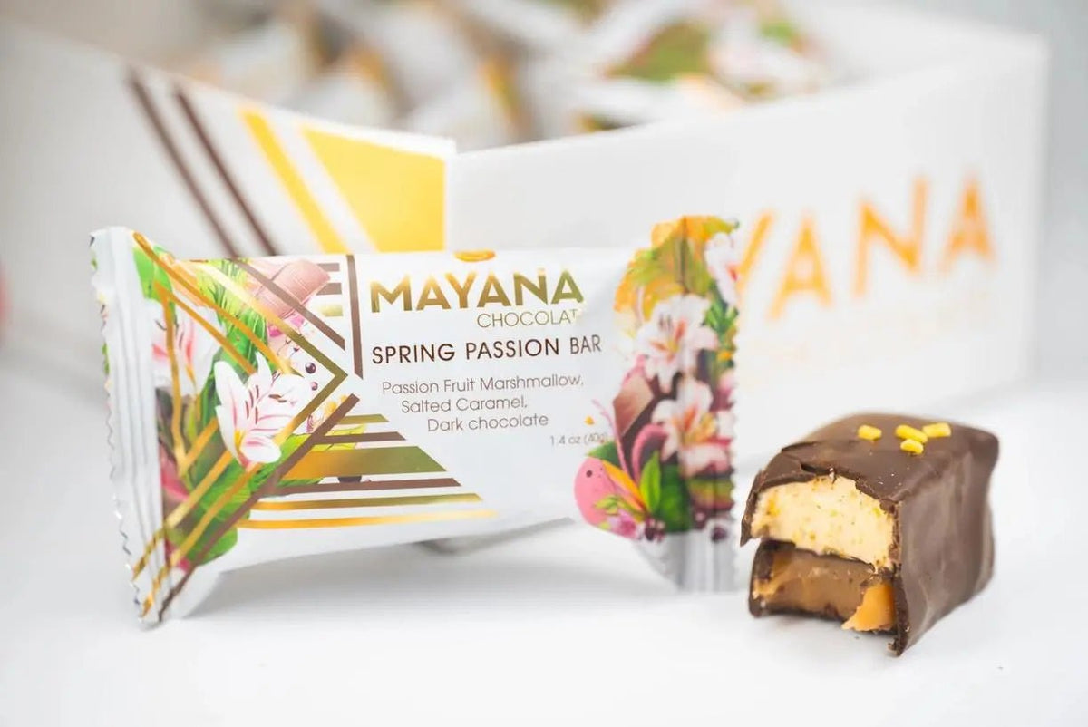 Mayana Mini Spring Passion Bar - My SensibiliTeas - mini chocolate bar from Mayana Chocolates