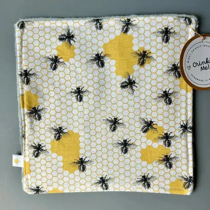 Meant To Bee Minky Crinkle Sensory Toy - My SensibiliTeas-baby essentials from Port & Starbird