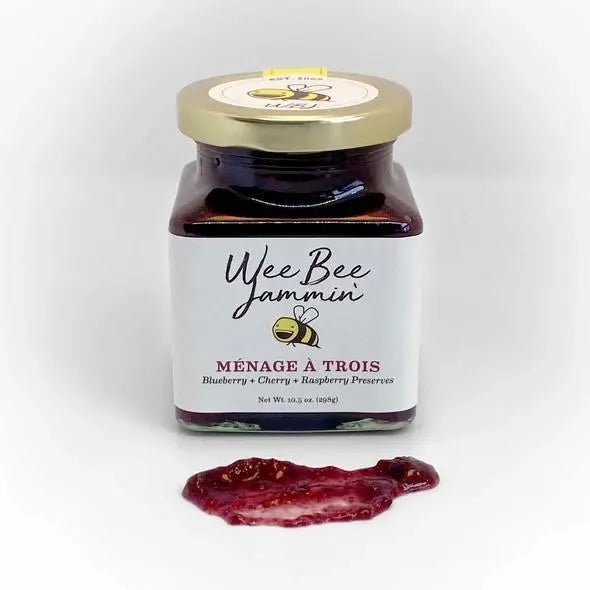Menage A Trois - Triple Berry Preserves - My SensibiliTeas - small batch jam from Wee Bee Jammin'