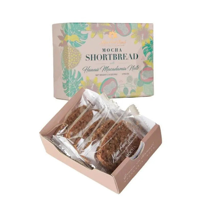 Mocha Macadamia Shortbread 5 Pieces - My SensibiliTeas - shortbread from Maui Fruit Jewels