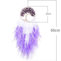 Modern Handmade Dreamcatcher - My SensibiliTeas - feather and bead dreamcatcher from Crystlover