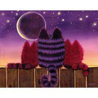 Moon Gazers Matted Print - My SensibiliTeas - Wall Art from Crank Cat