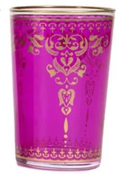 Morjana Tea Glasses Gold Mix - My SensibiliTeas - colorful tea cup from Casablanca Market