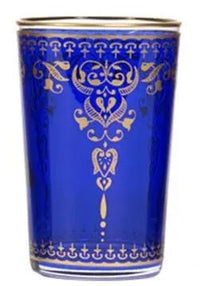 Morjana Tea Glasses Gold Mix - My SensibiliTeas - colorful tea cup from Casablanca Market