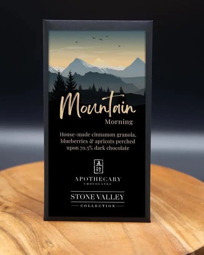 Mountain Morning Dark Chocolate Bar - My SensibiliTeas - dark chocolate from Apothecary Chocolates