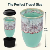 Nebula 12 oz Ceramic Travel Mug - My SensibiliTeas - travel mugs from Nova Ceramics Travel Mugs