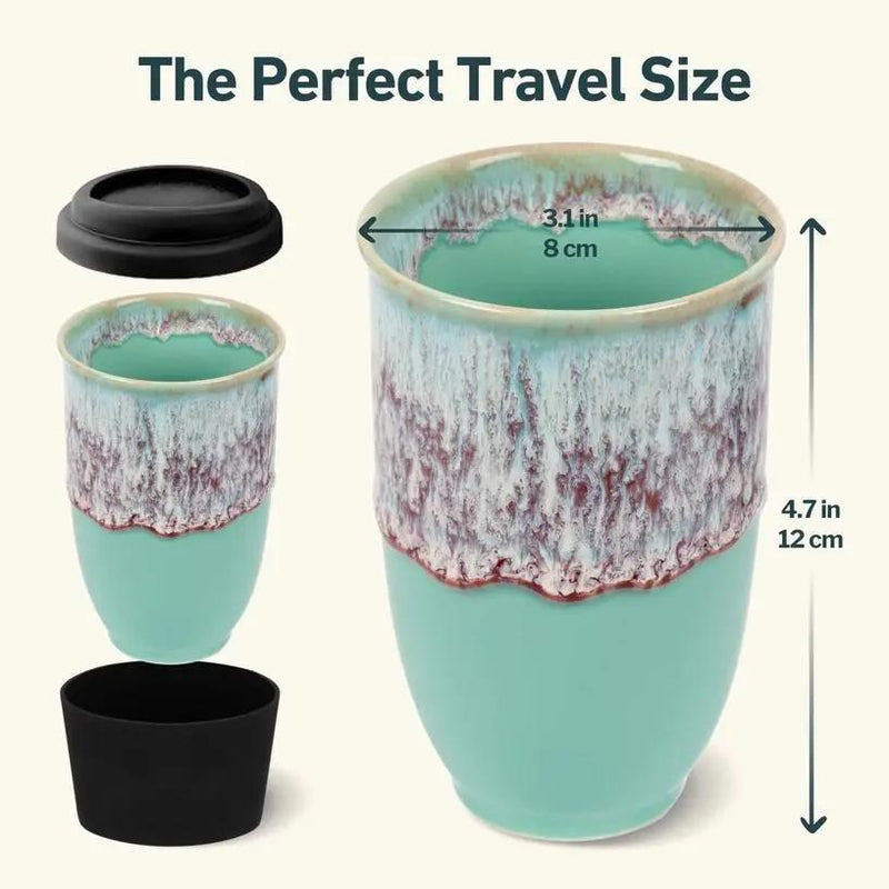 Nebula 12 oz Ceramic Travel Mug - My SensibiliTeas - travel mugs from Nova Ceramics Travel Mugs