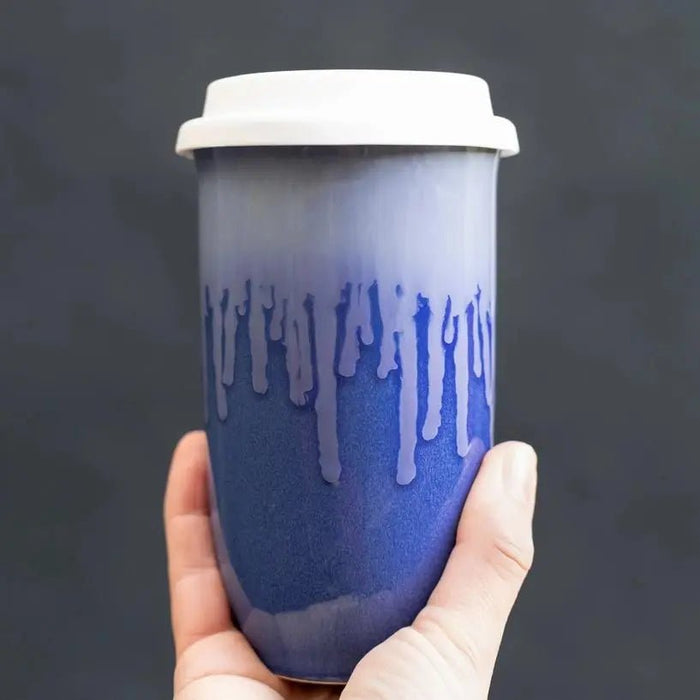 Neptune 12 oz Ceramic Travel Mug - My SensibiliTeas - travel mugs from Nova Ceramics Travel Mugs
