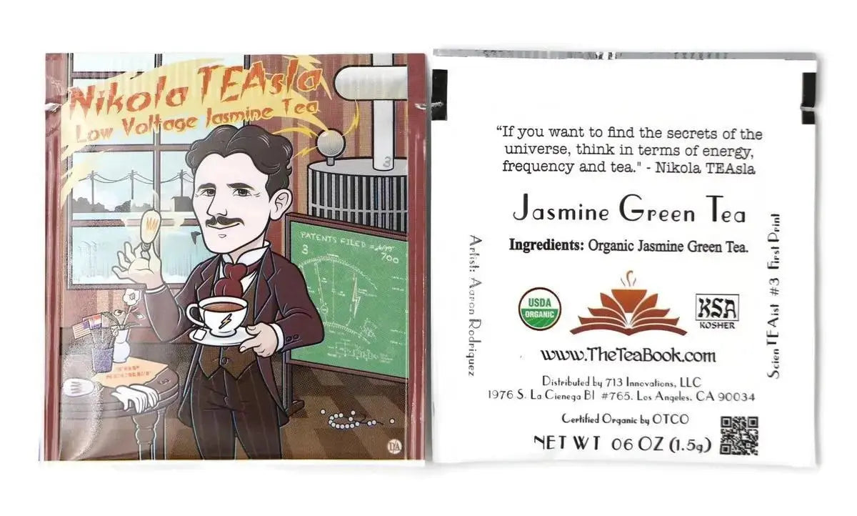Nikola TEAsla Low Voltage Jasmine Tea - My SensibiliTeas - tea bag from The TeaBook
