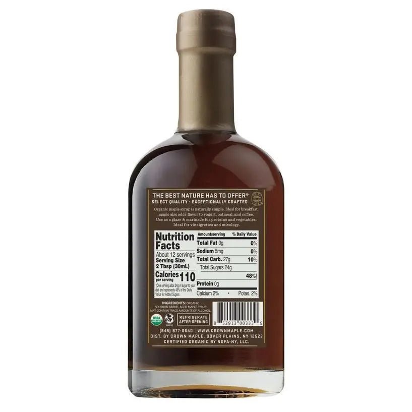 Organic Bourbon Barrel Aged Maple Syrup - My SensibiliTeas - maple syrup from Crown Maple