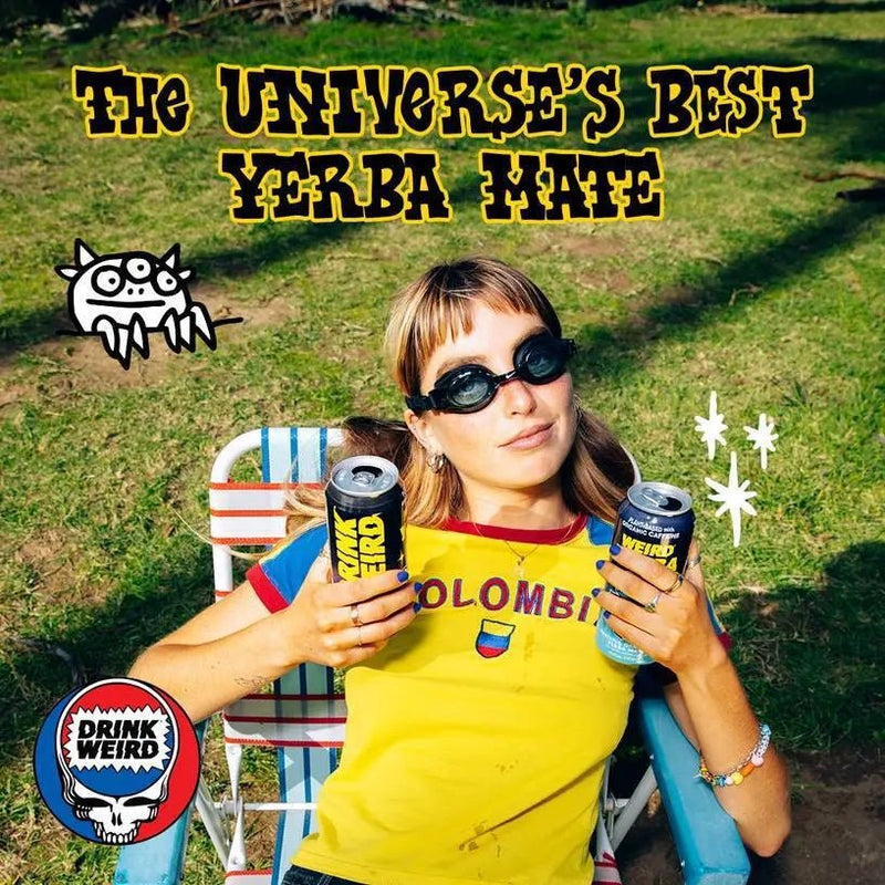 Organic Grateful Grapefruit Yerba Mate 16oz Can - My SensibiliTeas - canned tea from Weird Beverages