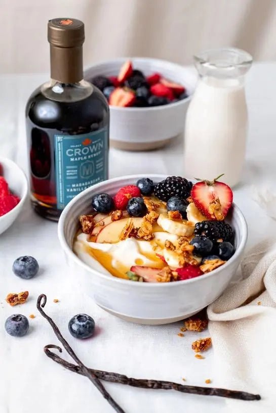 Organic Madagascar Vanilla Maple Syrup - My SensibiliTeas - maple syrup from Crown Maple