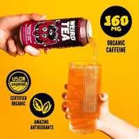 Organic Passion Fruit Black Iced Tea 16oz Can - My SensibiliTeas - canned tea from Weird Beverages