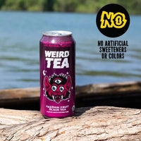 Organic Passion Fruit Black Iced Tea 16oz Can - My SensibiliTeas - canned tea from Weird Beverages
