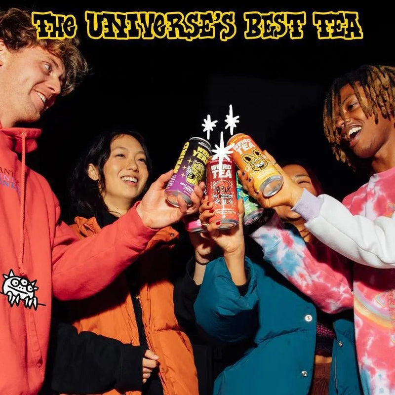 Organic Passion Fruit Black Iced Tea 16oz Can - My SensibiliTeas - canned tea from Weird Beverages