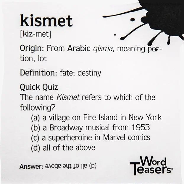 Origins - Family Friendly Card Game, Conversation Starters - My SensibiliTeas - word game from Word Teasers