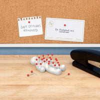 Ouch - Voodoo Pin Holder - My SensibiliTeas - thumbtacks from Fred & Friends