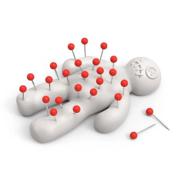 Ouch - Voodoo Pin Holder - My SensibiliTeas - thumbtacks from Fred & Friends