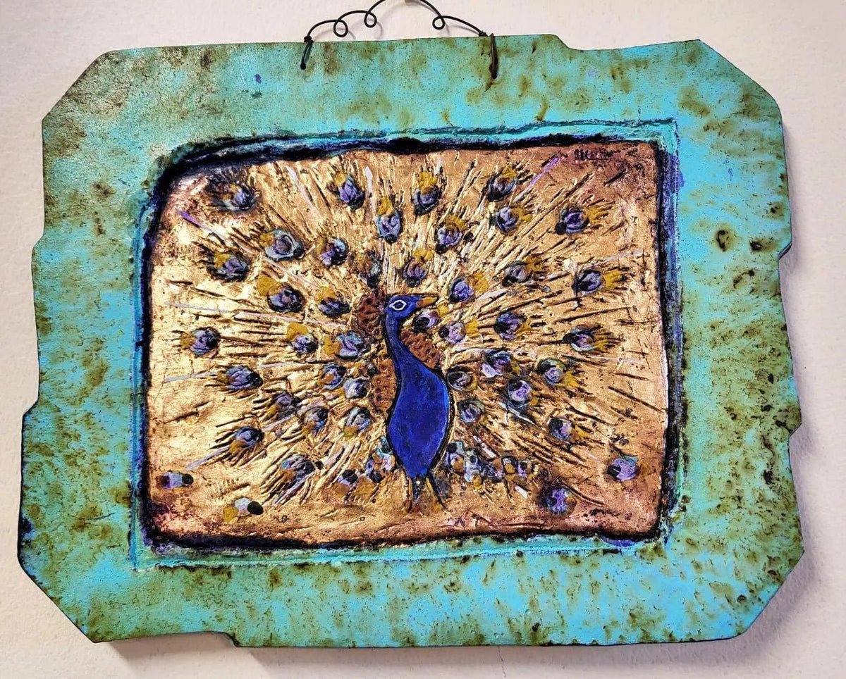Peacock - My SensibiliTeas - Wall Art from Jeanne Dana PaperAndStone