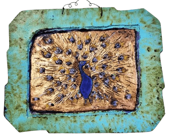 Peacock - My SensibiliTeas - Wall Art from Jeanne Dana PaperAndStone