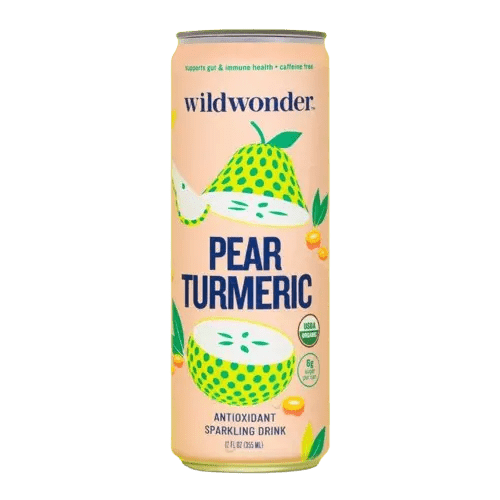 Pear Turmeric Sparkling Antioxidant Drink - My SensibiliTeas - kombucha alternatives from wildwonder