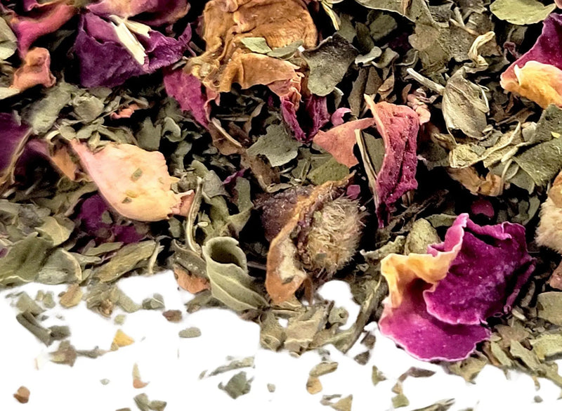 Peppermint Rose - My SensibiliTeas - minty wellness tea from SensibiliTeas