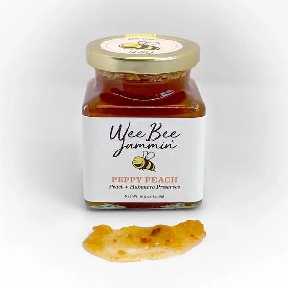 Peppy Peach - Peach+ Habanero - My SensibiliTeas - small batch jam from Wee Bee Jammin'