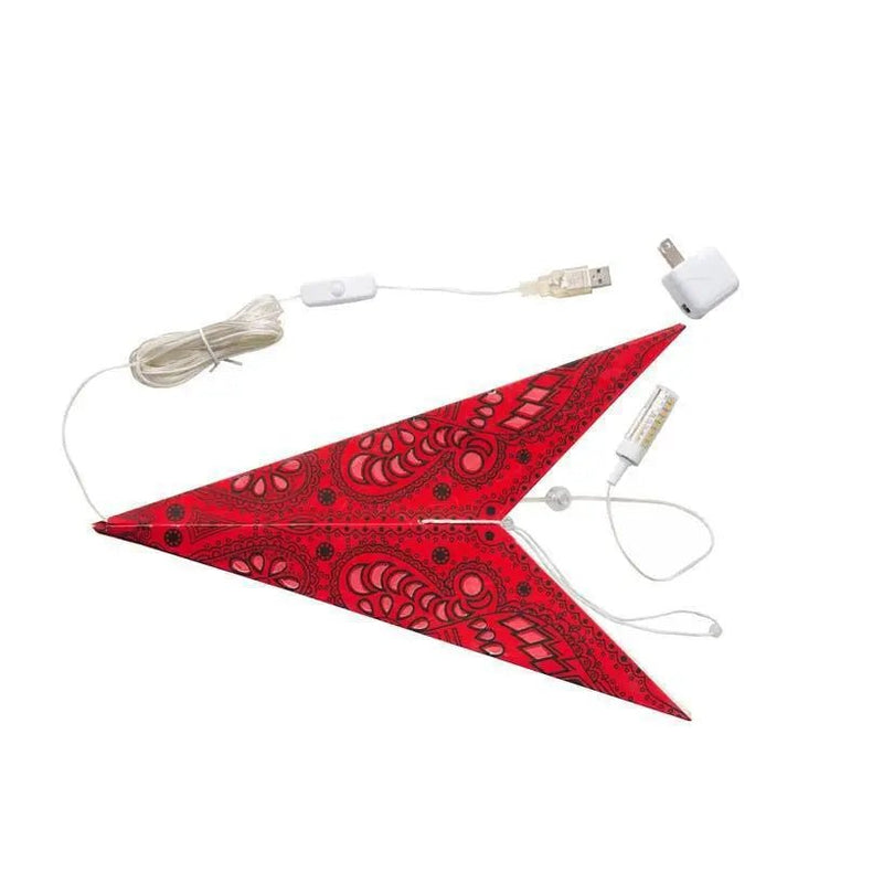 Phoenix Red Paper Star Lantern - My SensibiliTeas - paper star lantern from Artschatz