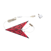 Phoenix Red Paper Star Lantern - My SensibiliTeas - paper star lantern from Artschatz