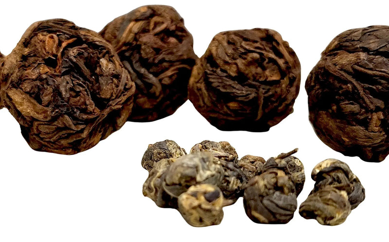 Pu - erh Pearls - My SensibiliTeas - dark tea pearls from SensibiliTeas