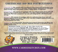 Pumpkin Spice Cheesecake Dip Mix - My SensibiliTeas - cheesecake dip mix from Carmie's Kitchen