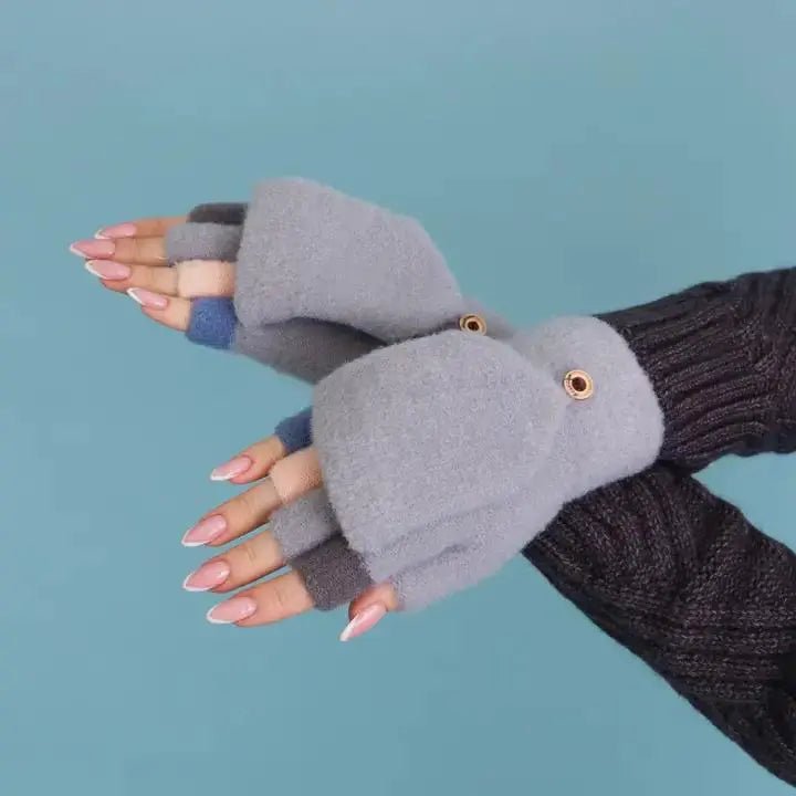 Rainbow Tip Convertible Gloves - My SensibiliTeas - fingerless gloves from Leto Accessories