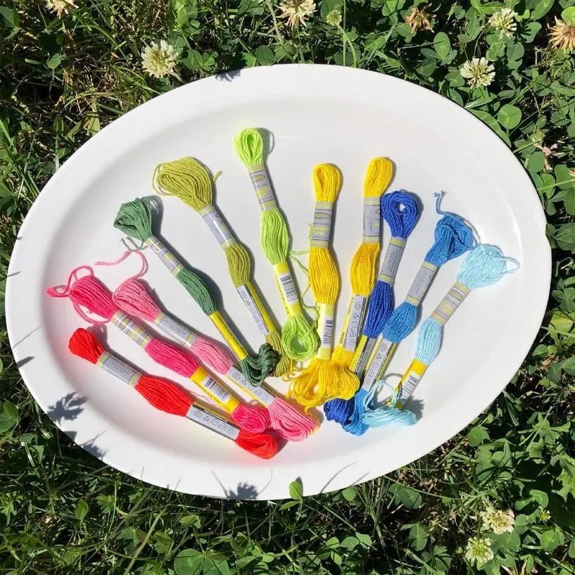 Rainbow Trifecta Cross Stitch Kit - My SensibiliTeas - cross stitch kit from budgiegoods