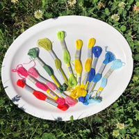 Rainbow Trifecta Cross Stitch Kit - My SensibiliTeas - cross stitch kit from budgiegoods