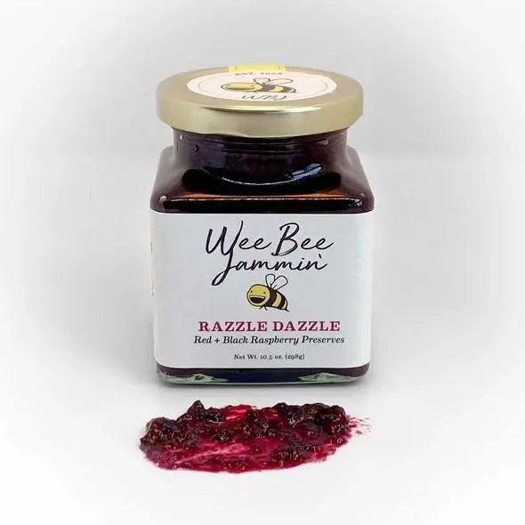Razzle Dazzle - Red + Black Raspberries - My SensibiliTeas - small batch jam from Wee Bee Jammin'