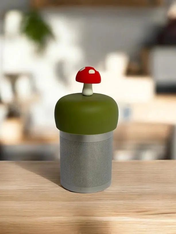 Red Mushroom Floating Tea Steeper - My SensibiliTeas - tea infuser from Float2Infuse