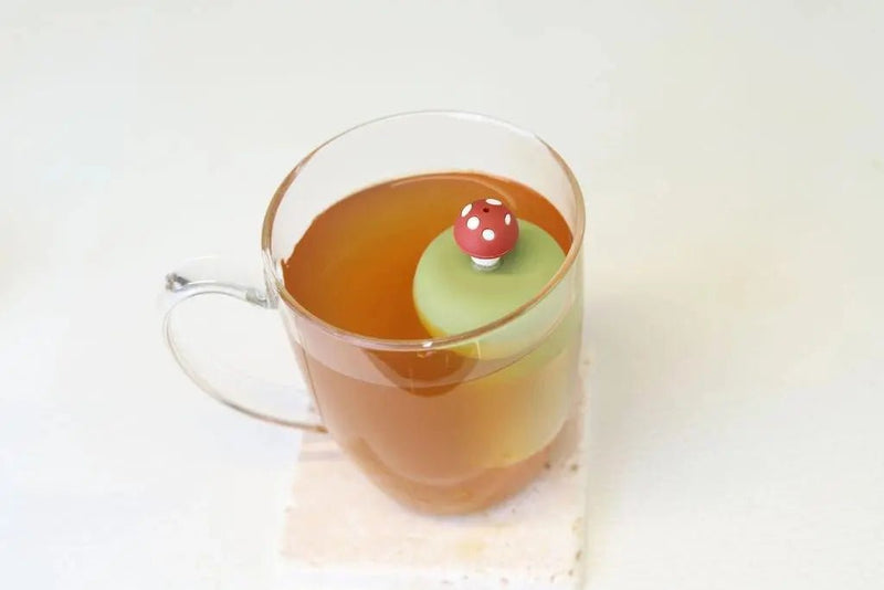 Red Mushroom Floating Tea Steeper - My SensibiliTeas - tea infuser from Float2Infuse