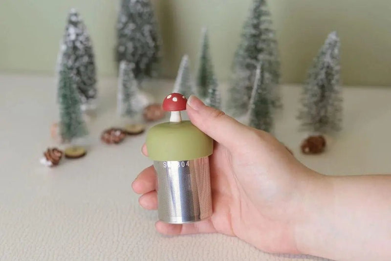 Red Mushroom Floating Tea Steeper - My SensibiliTeas - tea infuser from Float2Infuse