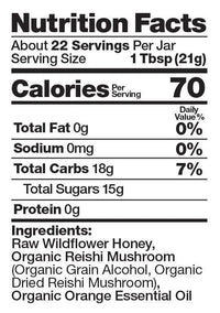 Reishi Mushroom Honey - My SensibiliTeas - infused honey adaptogen from Frangiosa Farms