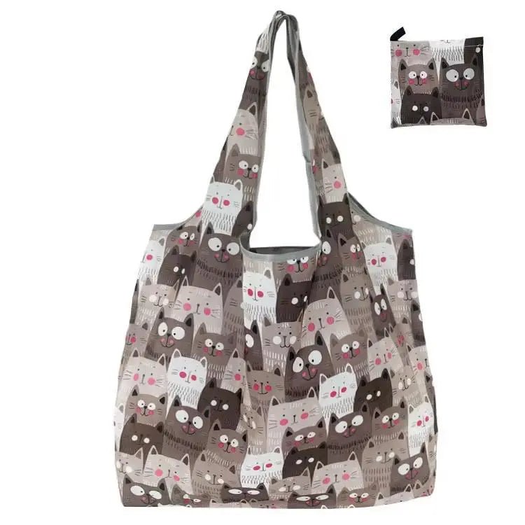 Reusable Pocket Bag - Animals - My SensibiliTeas - reusable fold up shopping bags from varies