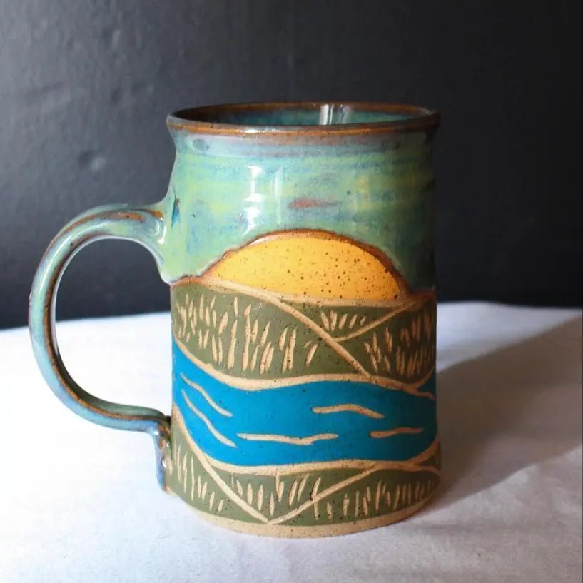 River Mug - My SensibiliTeas - handmade mug from The Midnight Mustard Seed