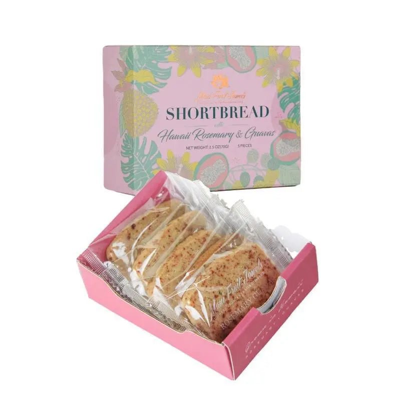 Rosemary Guava Shortbread 5 Pieces - My SensibiliTeas - shortbread from Maui Fruit Jewels
