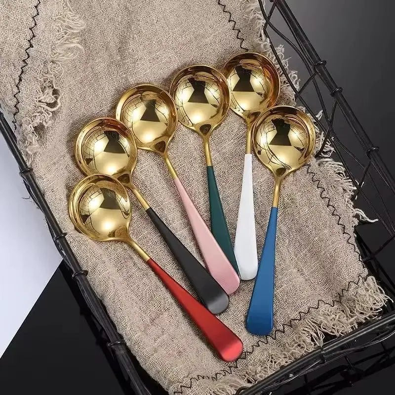 Round Bicolor Spoon - My SensibiliTeas - fancy spoons from Sostraw & Smart Things