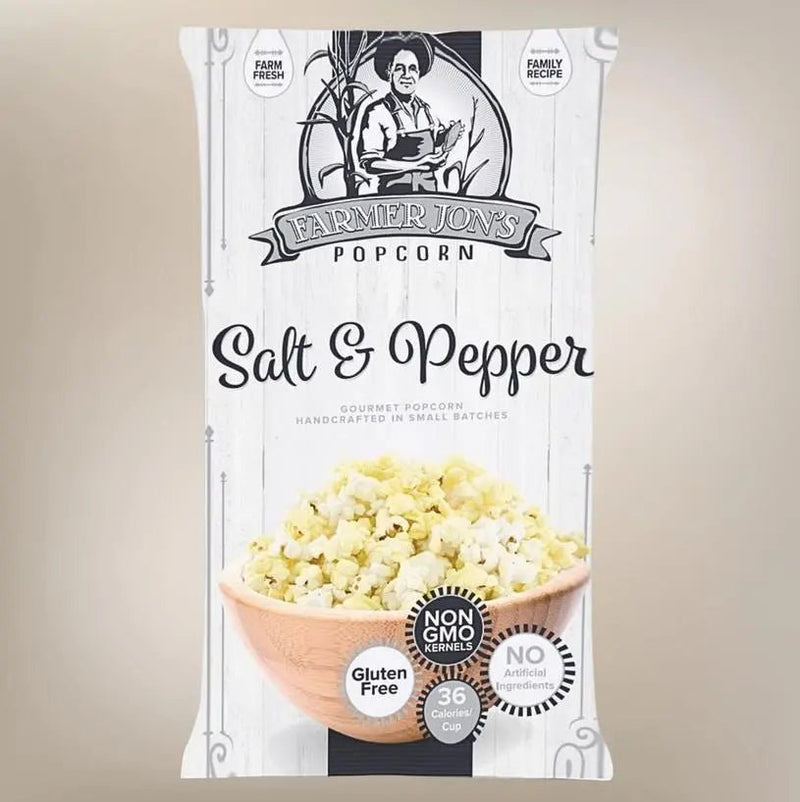 Salt & Pepper Popcorn – 20oz Bag - My SensibiliTeas - popcorn from Farmer Jon's Popcorn