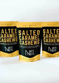 Salted Caramel Cashews - My SensibiliTeas - candy coated nuts from Nat's Nuts