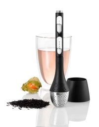 Santea Floating Tea Egg with Magnetic Hourglass - My SensibiliTeas - tea infuser from AdHoc