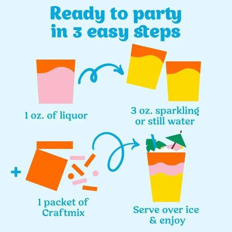 Seasonal Variety Pack Cocktail Mixers - Multipack - My SensibiliTeas - drink mix from Craftmix